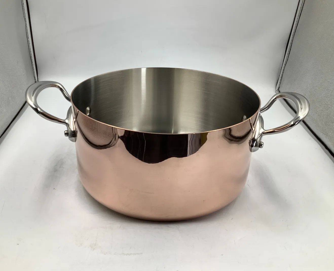 Mauviel M'Heritage M'150 S gryta med lock 5,6 Qt rostfri