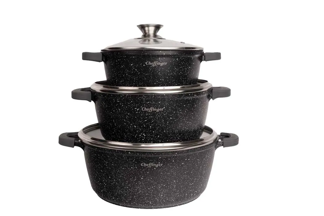Cheffinger CF-DCS03 gryta gjuten hållbar