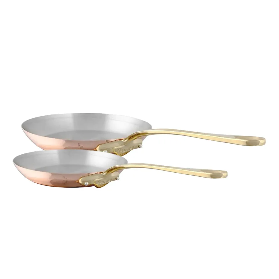 Mauviel M'Heritage M'150 B stekpanneset koppar 2-pack