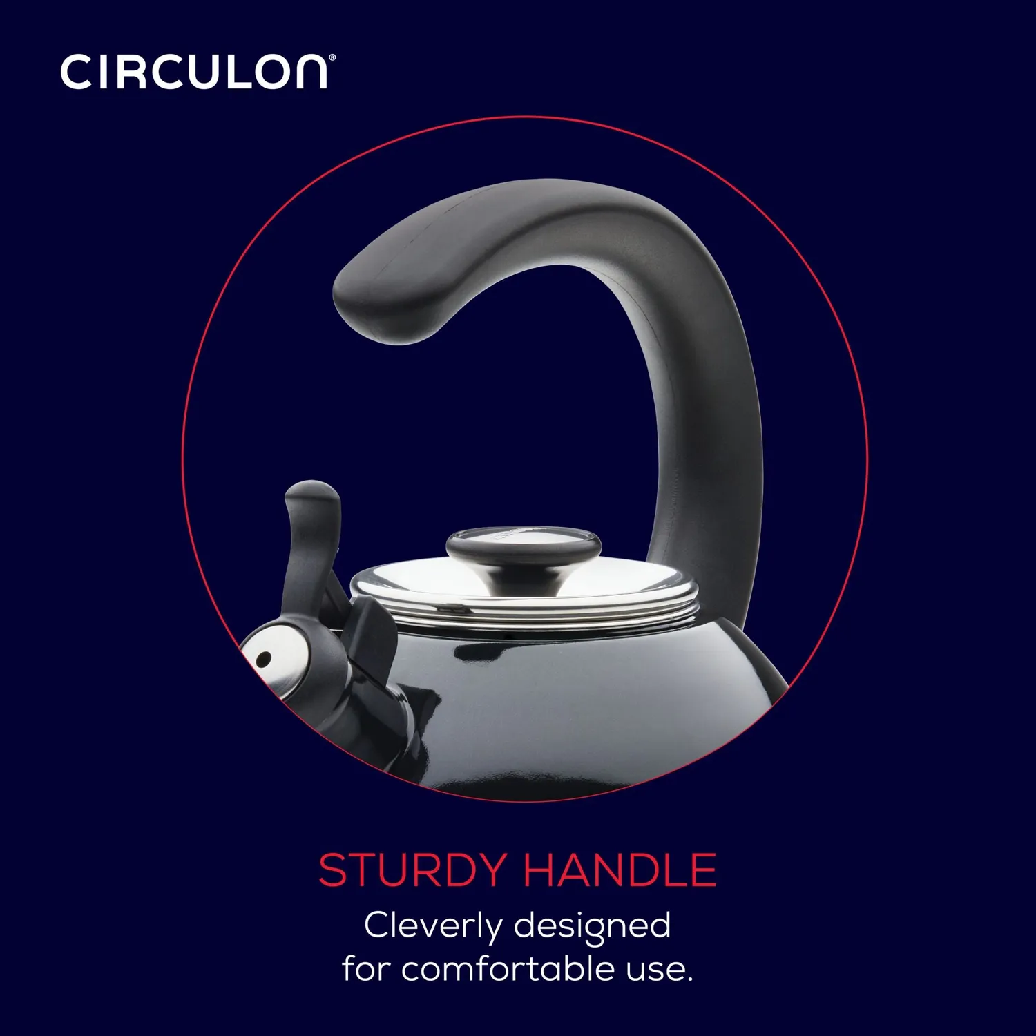 Circulon 2-Quart visselkanna grå 1,9 l induktion