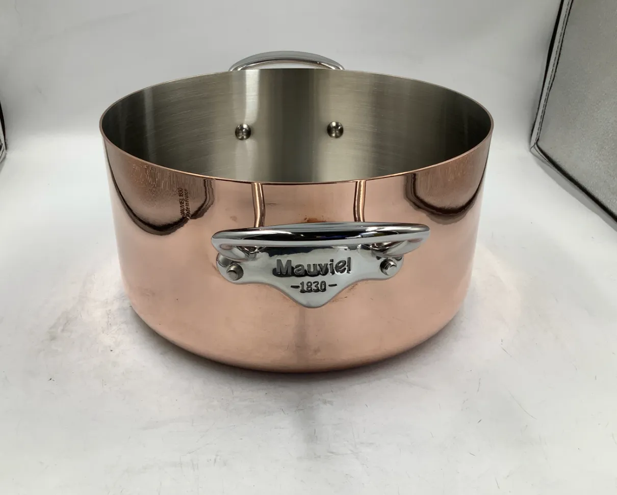 Mauviel M'Heritage M'150 S gryta med lock 5,6 Qt rostfri