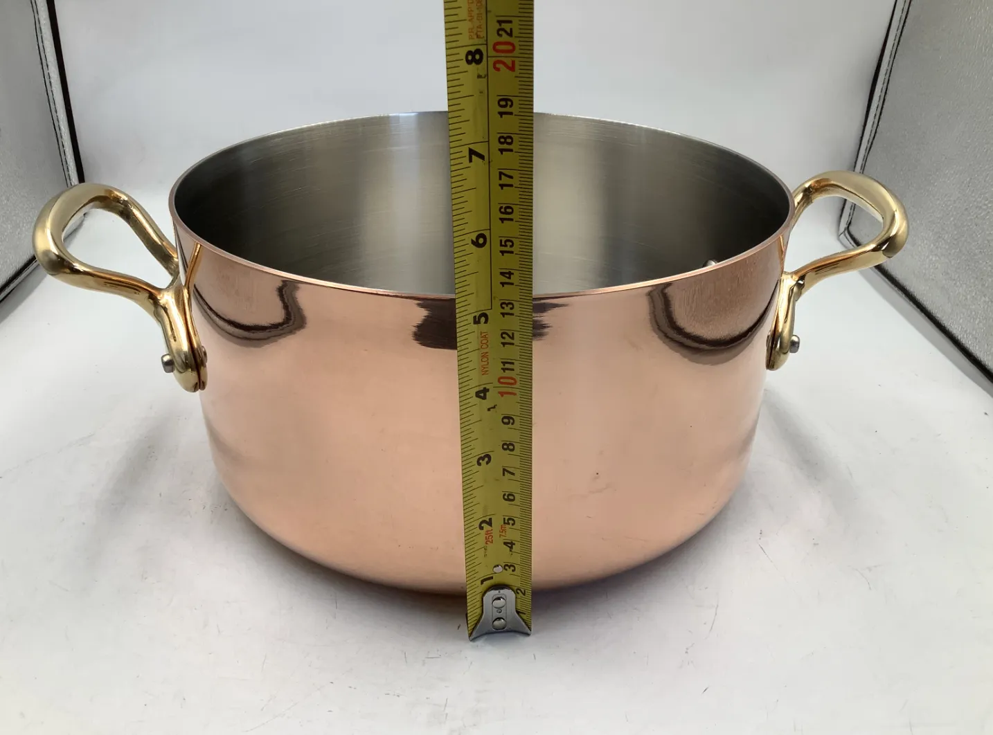 Mauviel M'Heritage M'200 B gryta med lock 5,8l koppar