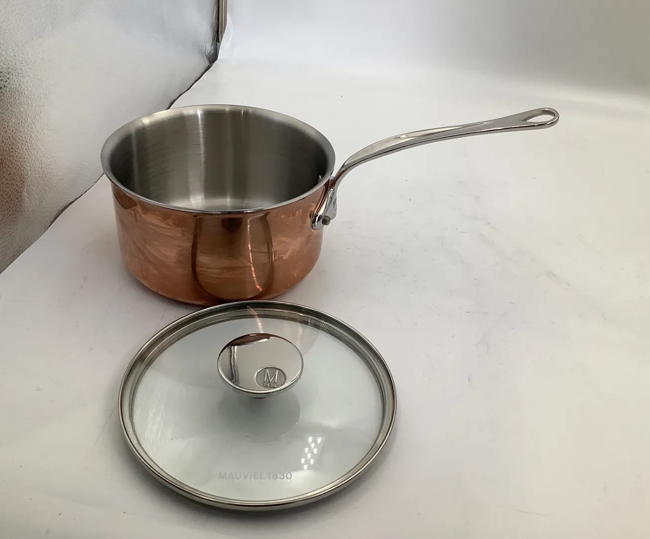 Mauviel M'Triply S kastrull 2,5 l koppar open box 2