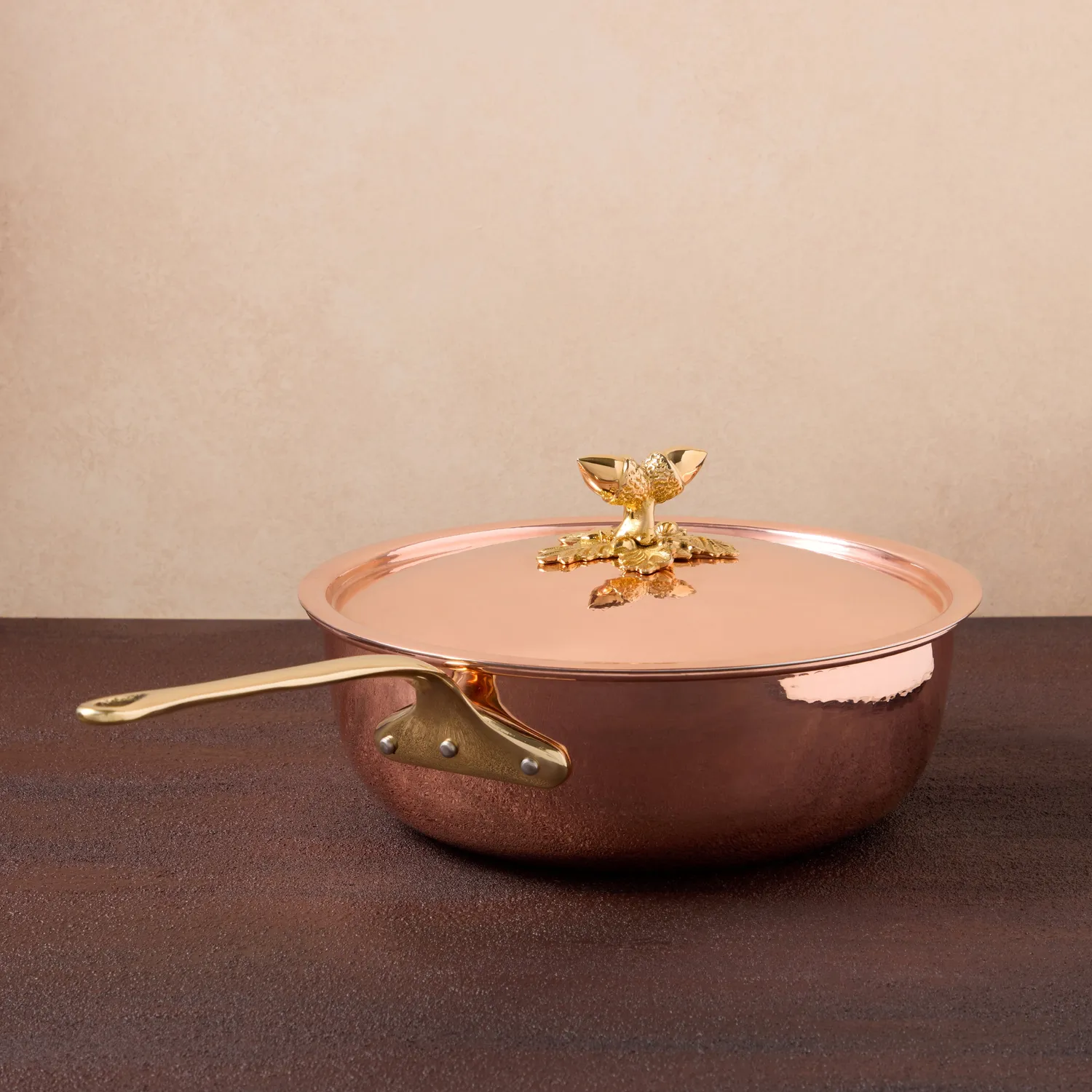 Ruffoni Historia traktörpanna 24 cm med lock koppar