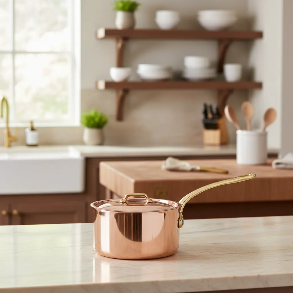 Mauviel M’Heritage M250B kopparkastrull med lock koppar