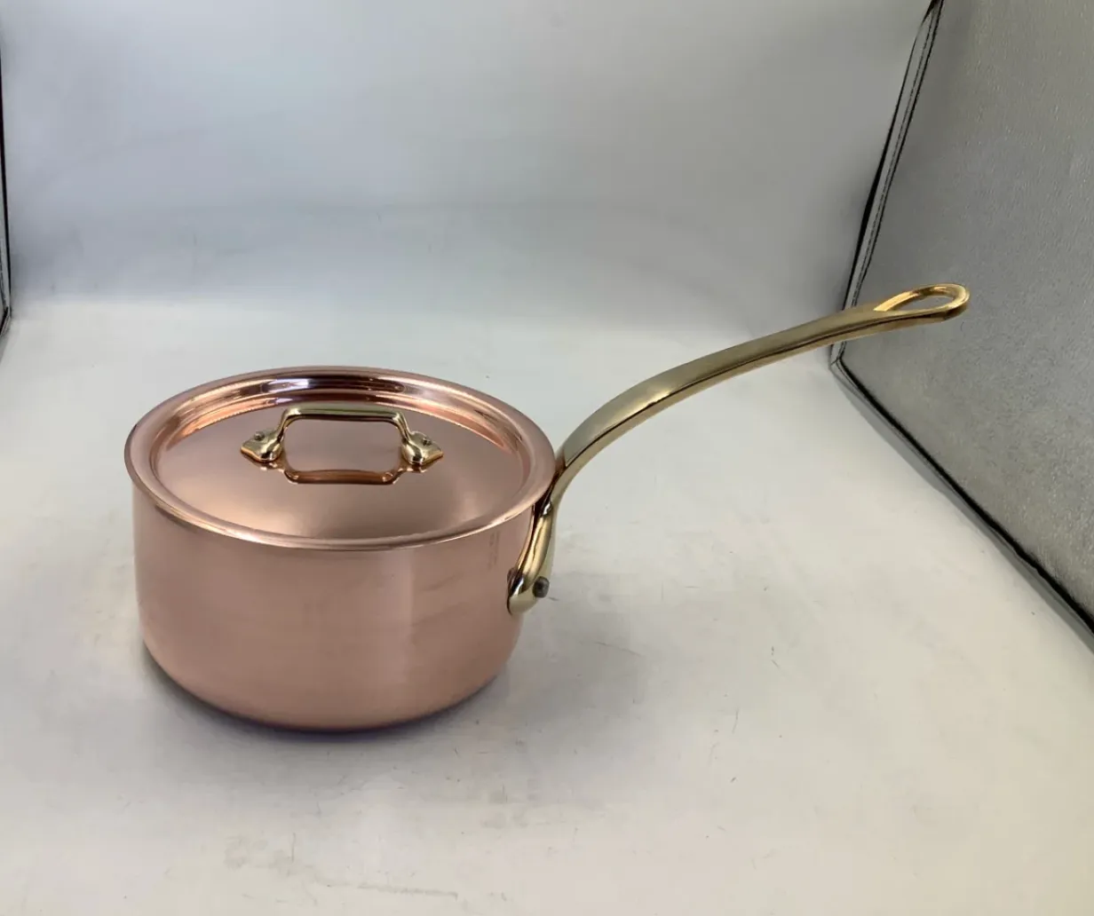 Mauviel M'Heritage M'200 B kastrull koppar 1,7 l med lock