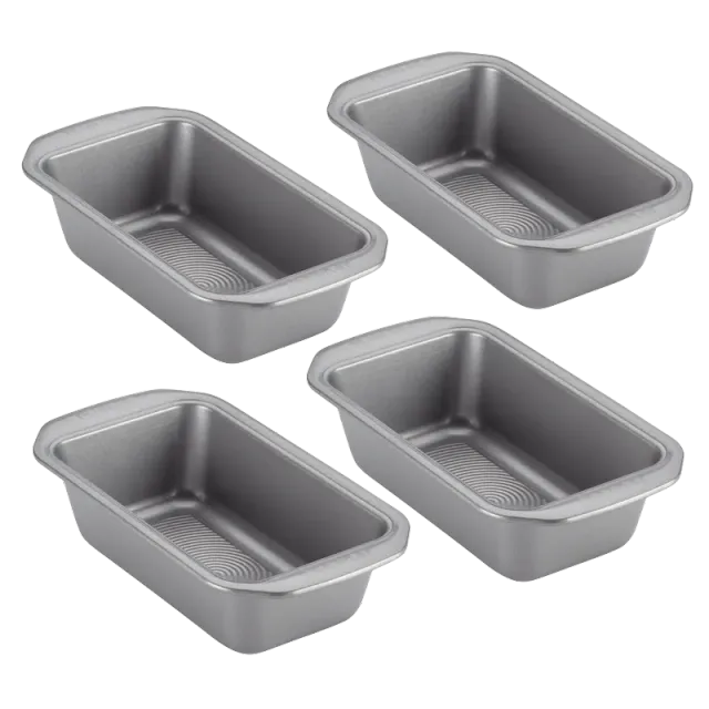 Circulon brödform 9x5 tum 4-pack silver
