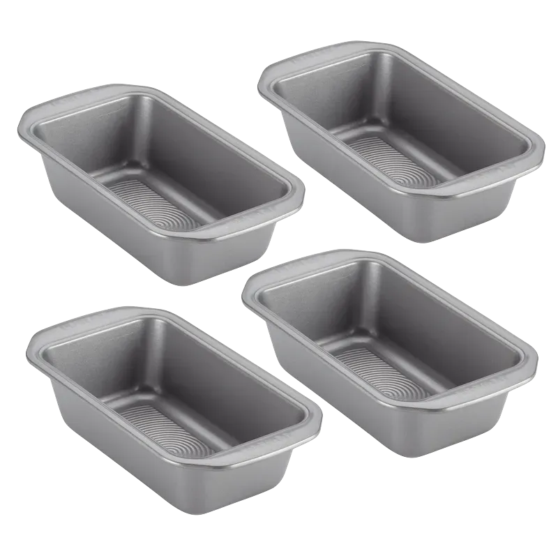 Circulon brödform 9x5 tum 4-pack silver