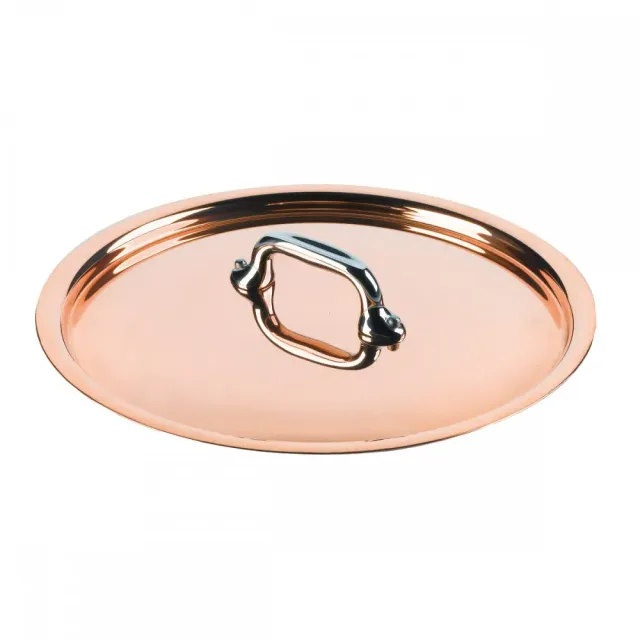 Mauviel M'Heritage kopparlock 24 cm gjutet handtag