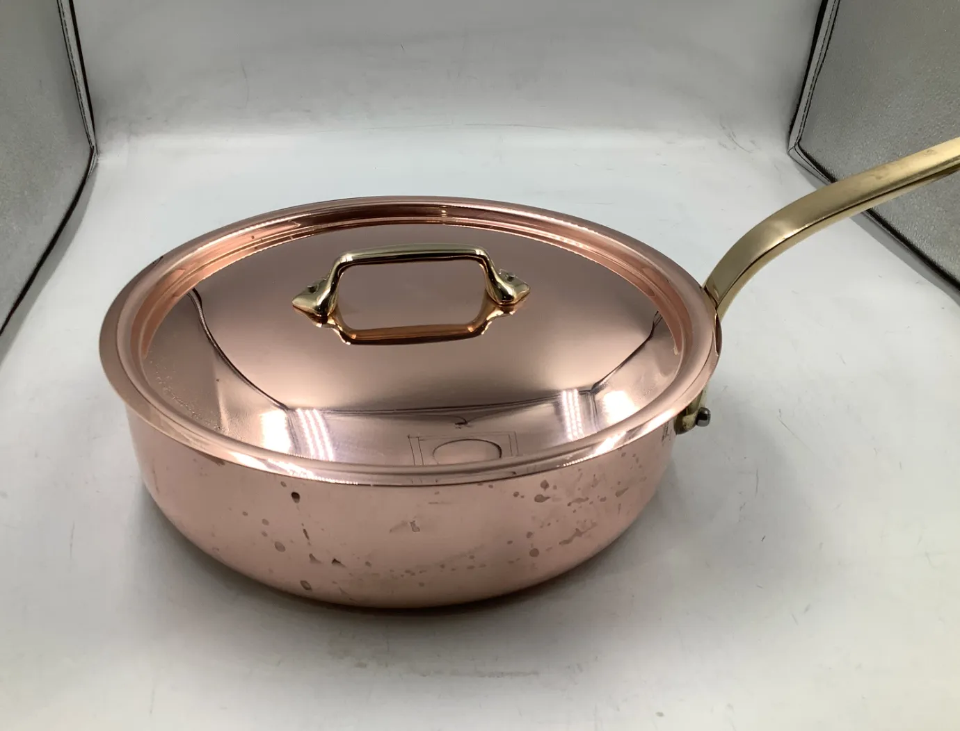 Mauviel M'Heritage M'200 B sautépanna 3,3 Qt mässing