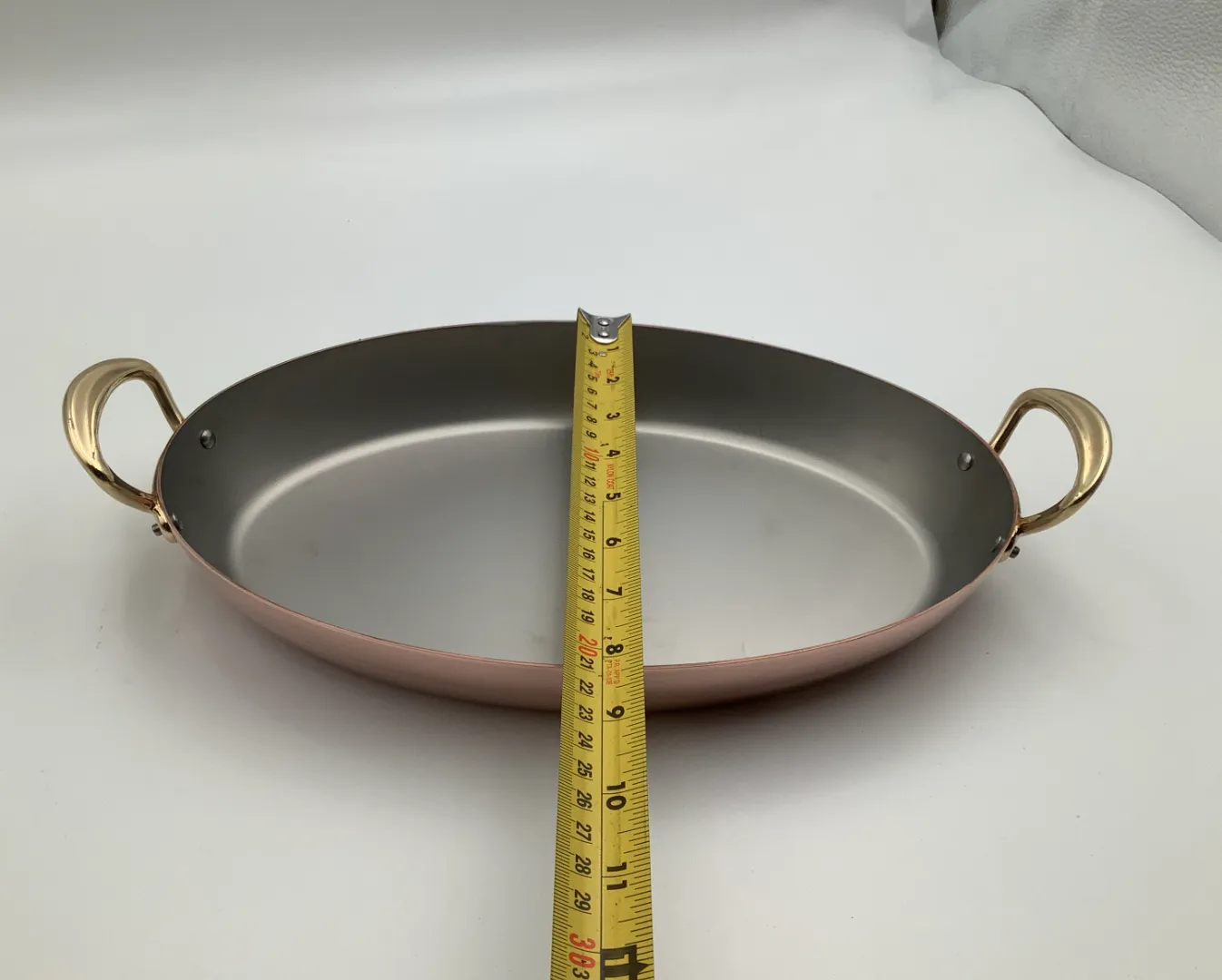 Mauviel M'Heritage M150B gratängform koppar oval 30 cm