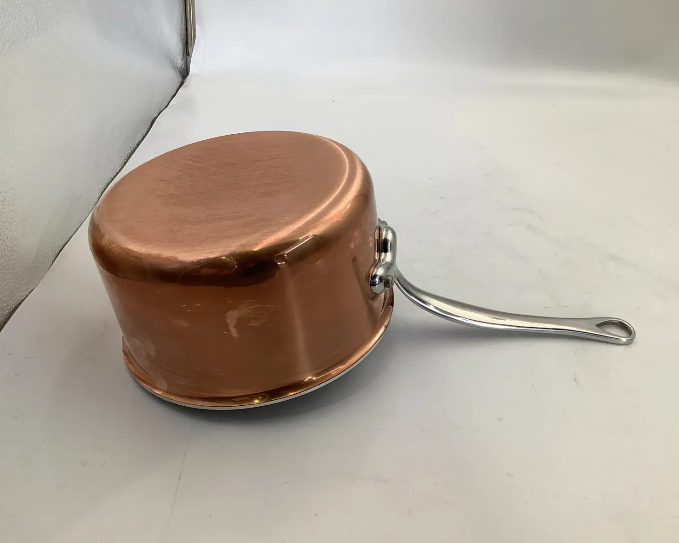 Mauviel M'Triply S kastrull koppar 2,5 liter med lock