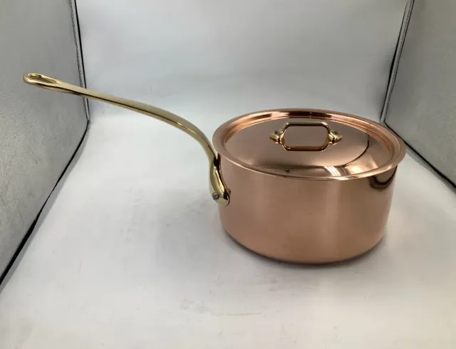 Mauviel M'Heritage M'200B Kastrull koppar 3,1 L mässing