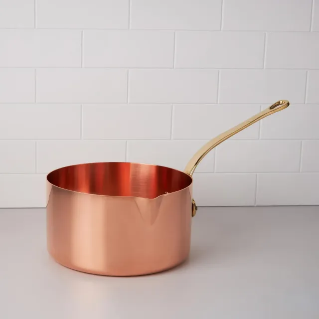 Ruffoni sockerkastrull 20 cm koppar med pip