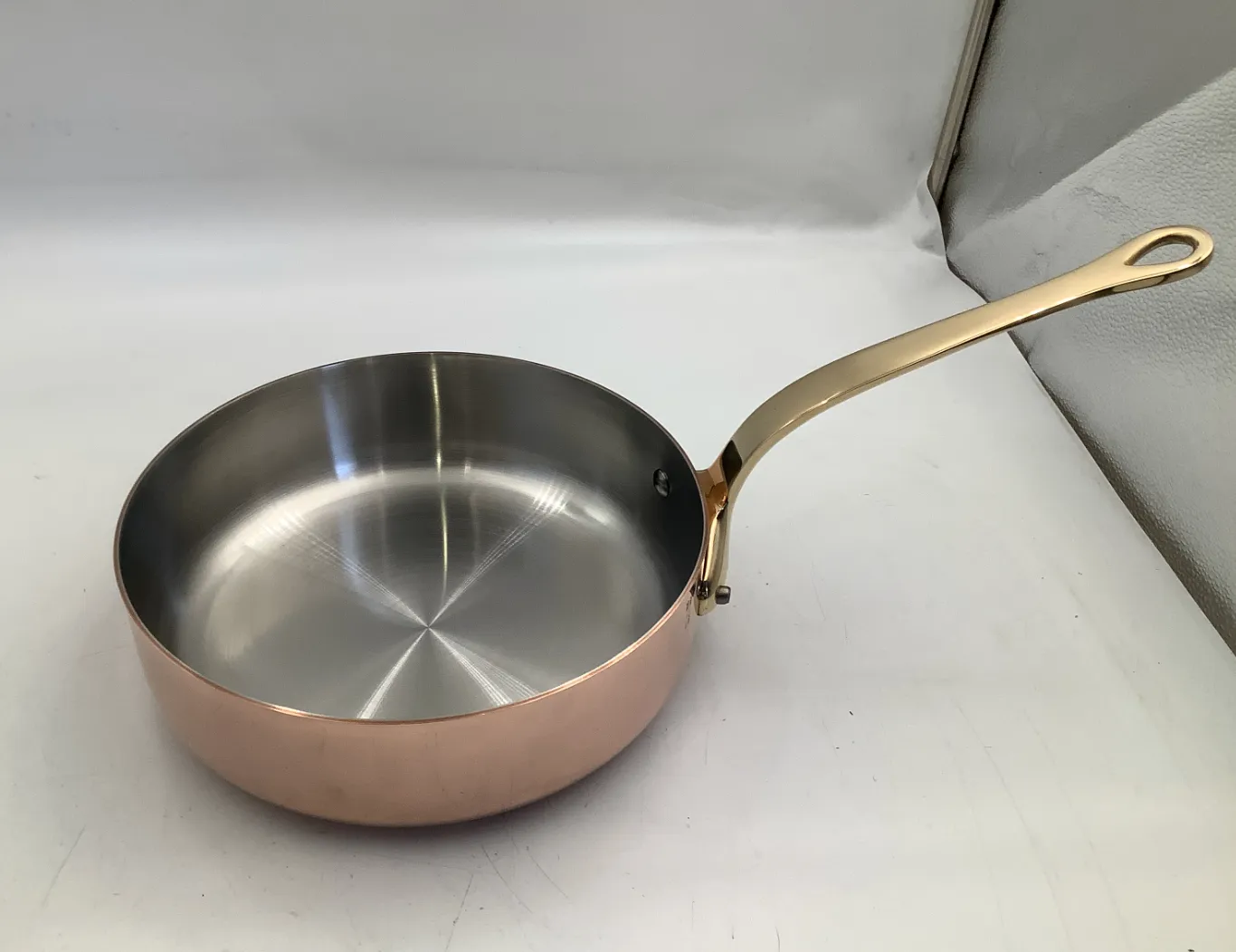 Mauviel M'Héritage M'200 B sauteuse koppar 3,3 qt mässing
