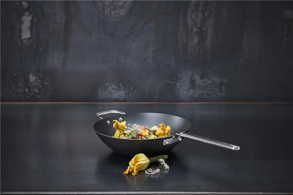 Scanpan Black Iron wok 30 cm kolstål