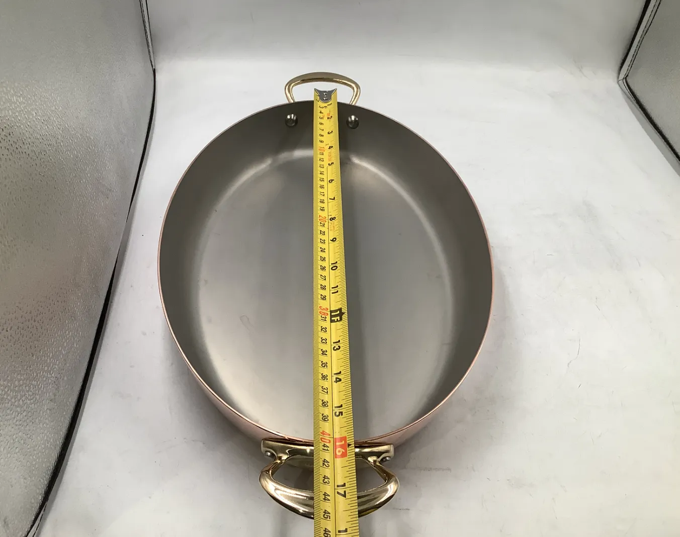 Mauviel M'Héritage M'150 B gratängpanna koppar oval 40 cm