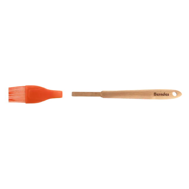 Berndes kökspensel silikon 29 cm orange träskaft