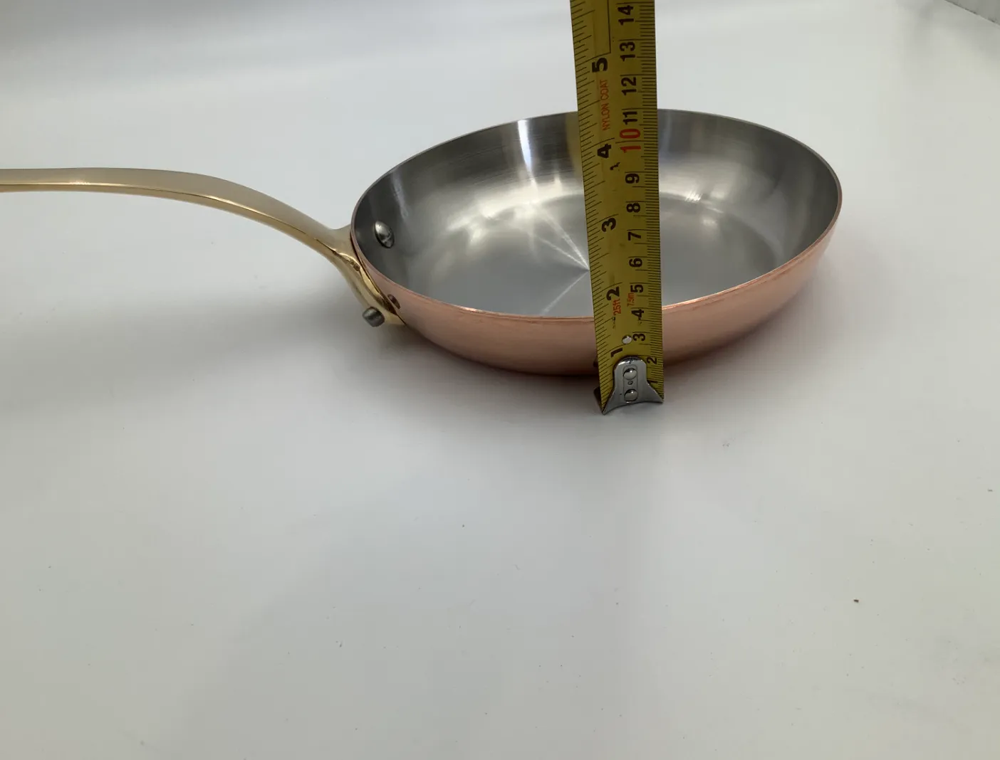 Mauviel M'Heritage M200B stekpanna 20 cm koppar mässing
