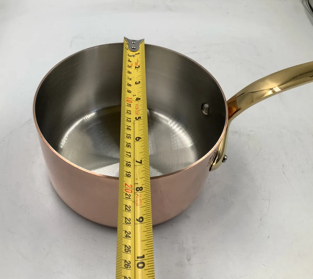 Mauviel M'Héritage M'200 B kastrull 2,5 l mässing