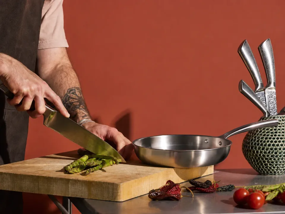 Miksayo stekpanna 24 cm rostfri induktion