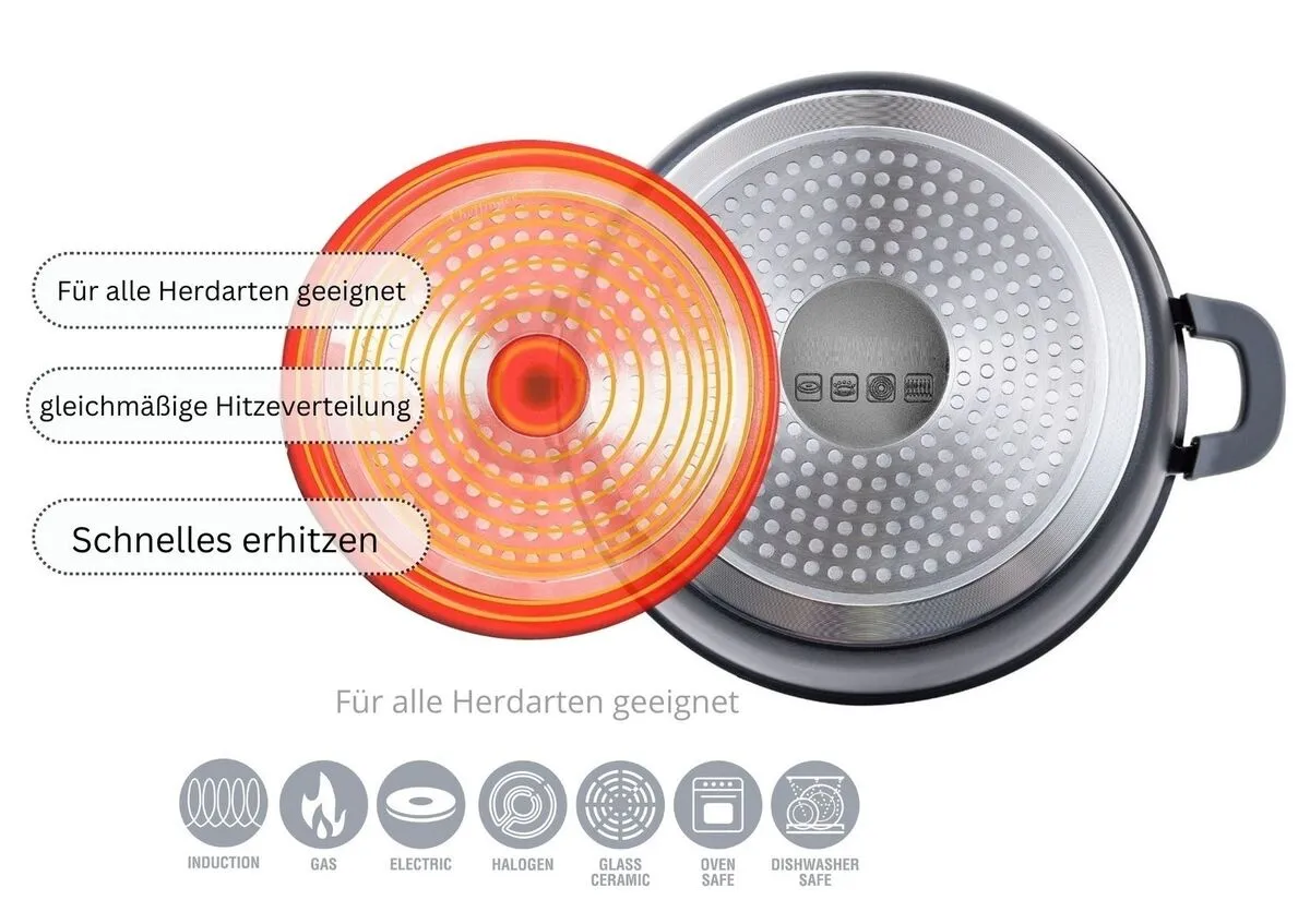 Cheffinger CF-DP32 traktörpanna 32 cm induktion