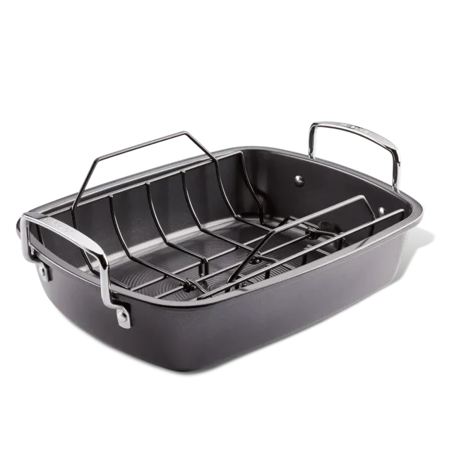 Circulon Roasting Pan långpanna svart med galler