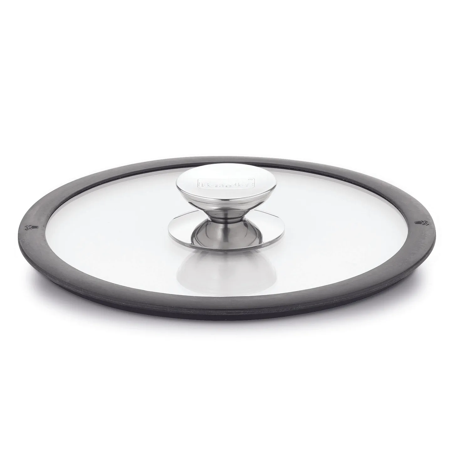 Berndes glaslock med silikonkant 24 cm transparent glas