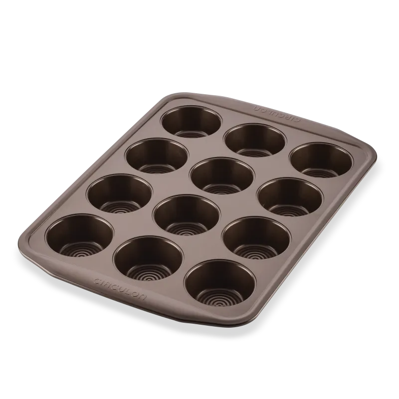 Circulon muffinsplåt nonstick 12-cup choklad