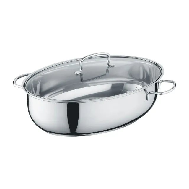 Berndes oval gryta 38 cm 7,7 liter rostfri