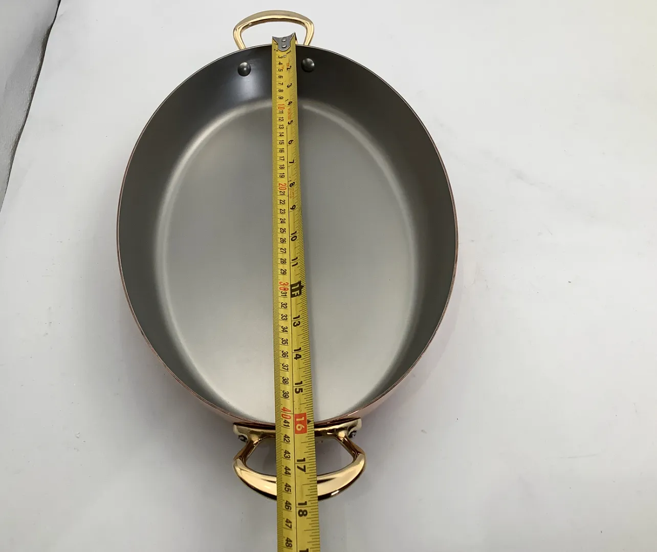 Mauviel M'Heritage M150B gratängform oval 40 cm koppar