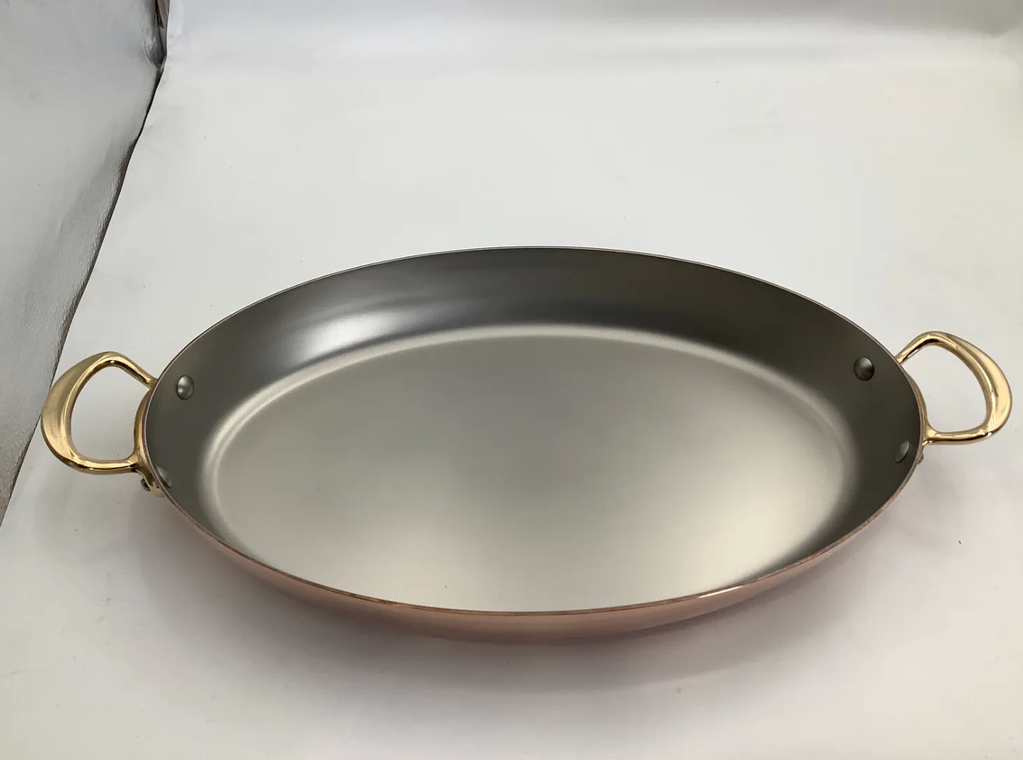 Mauviel M'Heritage M'150 B gratängform oval 40 cm koppar