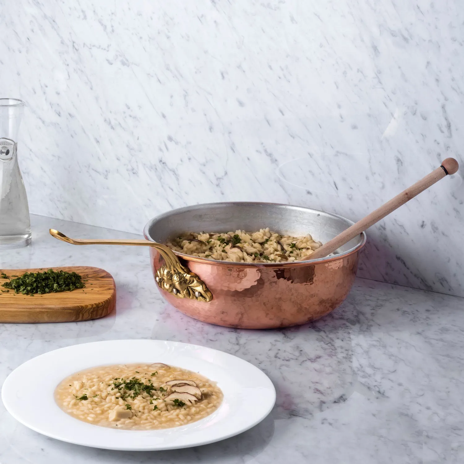 Ruffoni Historia Chef Pan 24 cm kockpanna koppar för 4 portioner