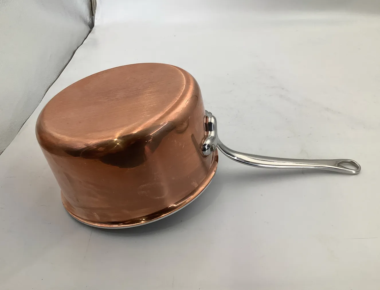 Mauviel M'Triply S kastrull 2,6 qt koppar open box