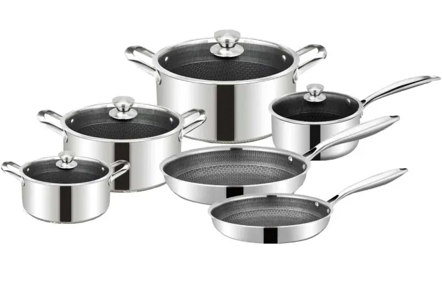 Cheffinger CF-PS1010 kastrullset 10-delar induktion