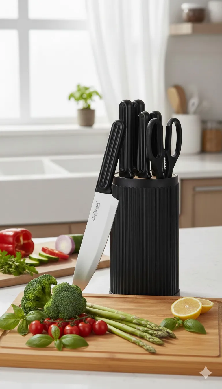 Cheffinger CF-KB03 knivset 3 delar rostfritt