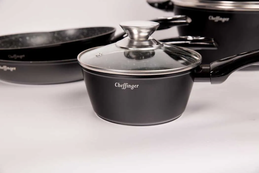 Cheffinger CF-FA1010 stekpanna svart induktion