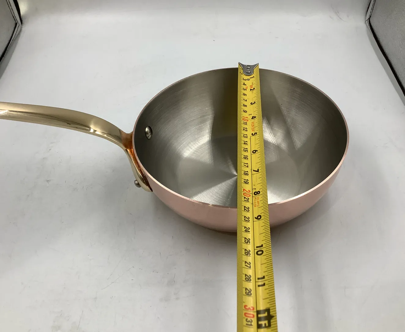 Mauviel M'Héritage M200 B sauteuse koppar 2L box