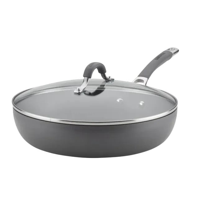 Circulon Radiance 12-Inch djup stekpanna grå nonstick