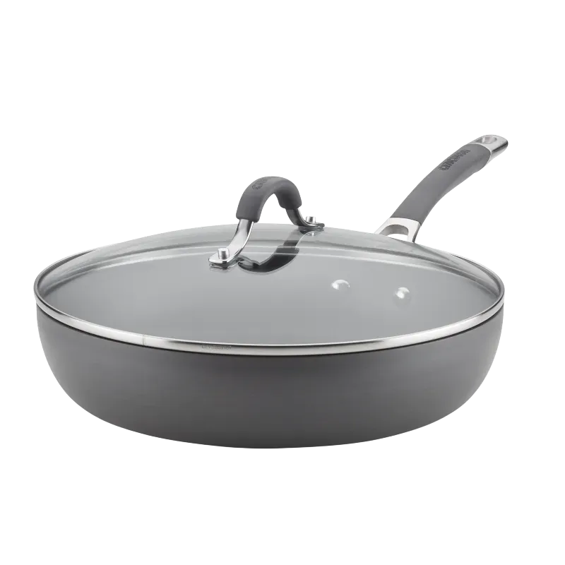 Circulon Radiance 12-Inch djup stekpanna grå nonstick