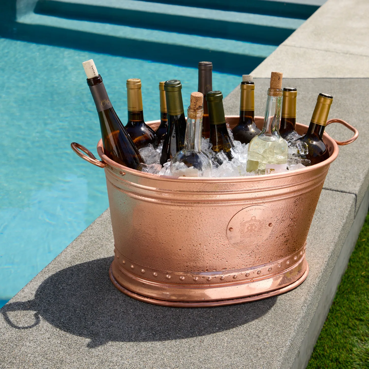 Ruffoni Historia champagnekylare koppar 45 cm