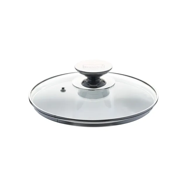 Berndes glaslock 20 cm transparent glas rund