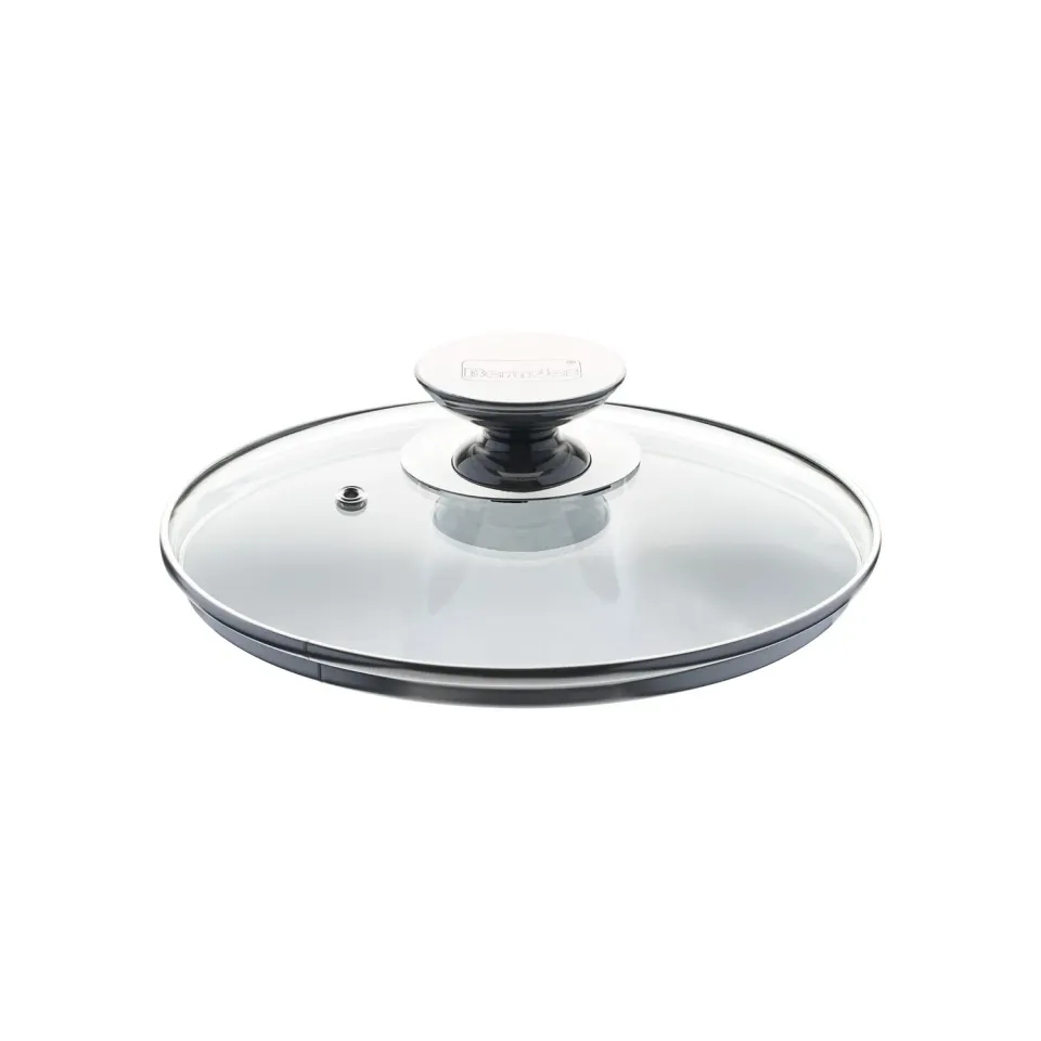 Berndes glaslock 20 cm transparent glas rund