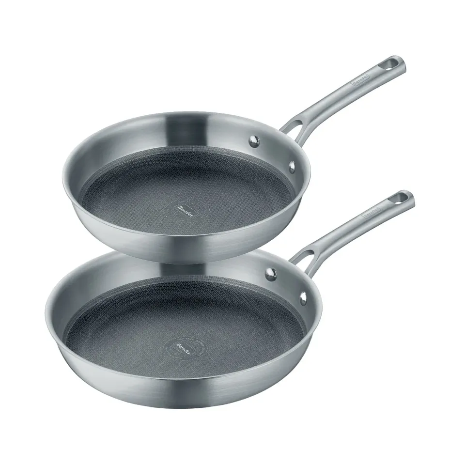 Berndes Tricion Resist stekpannor 24+28 cm 2-pack rostfri tål ugn