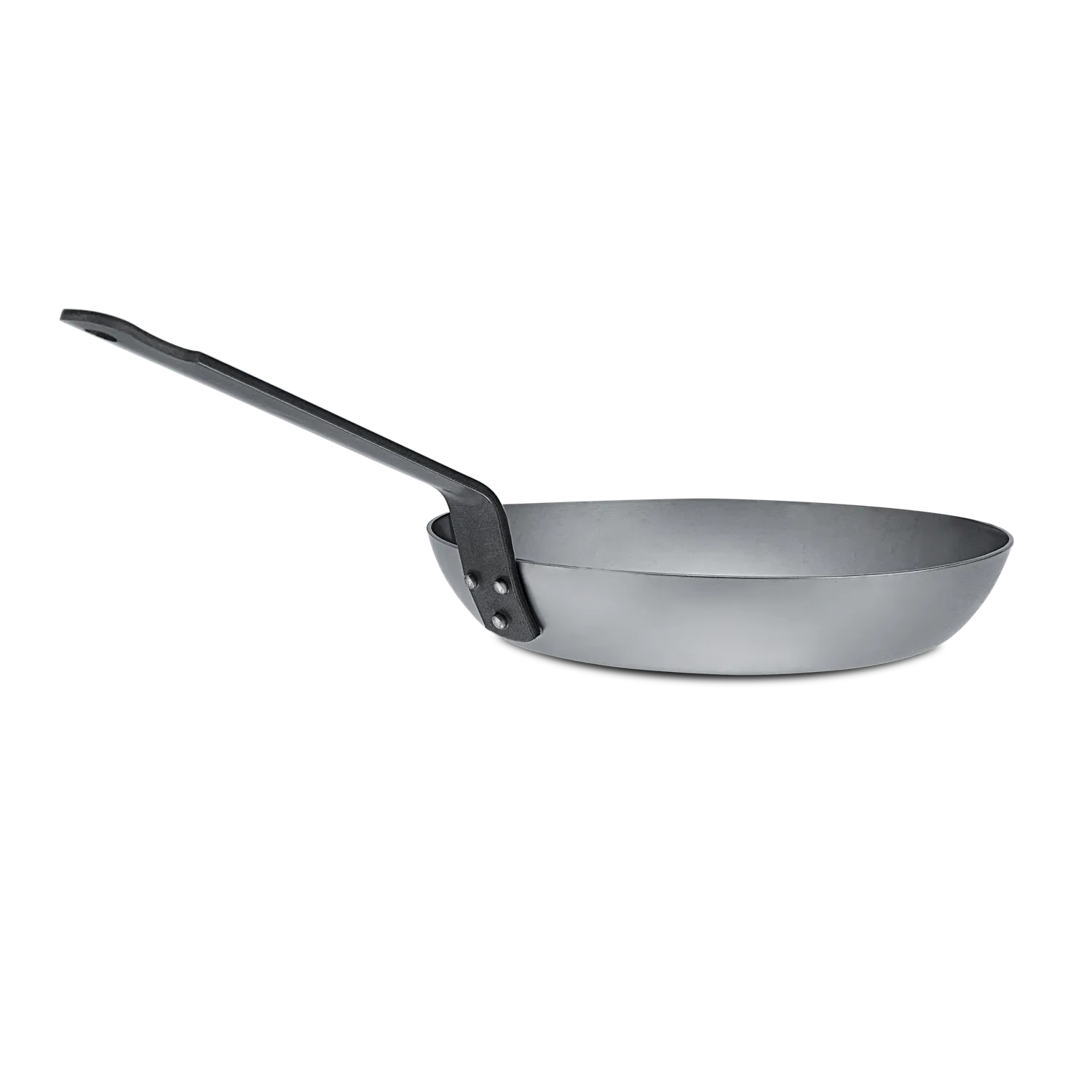 Mauviel M'Steel stekpanna 28 cm kolstål järnhandtag