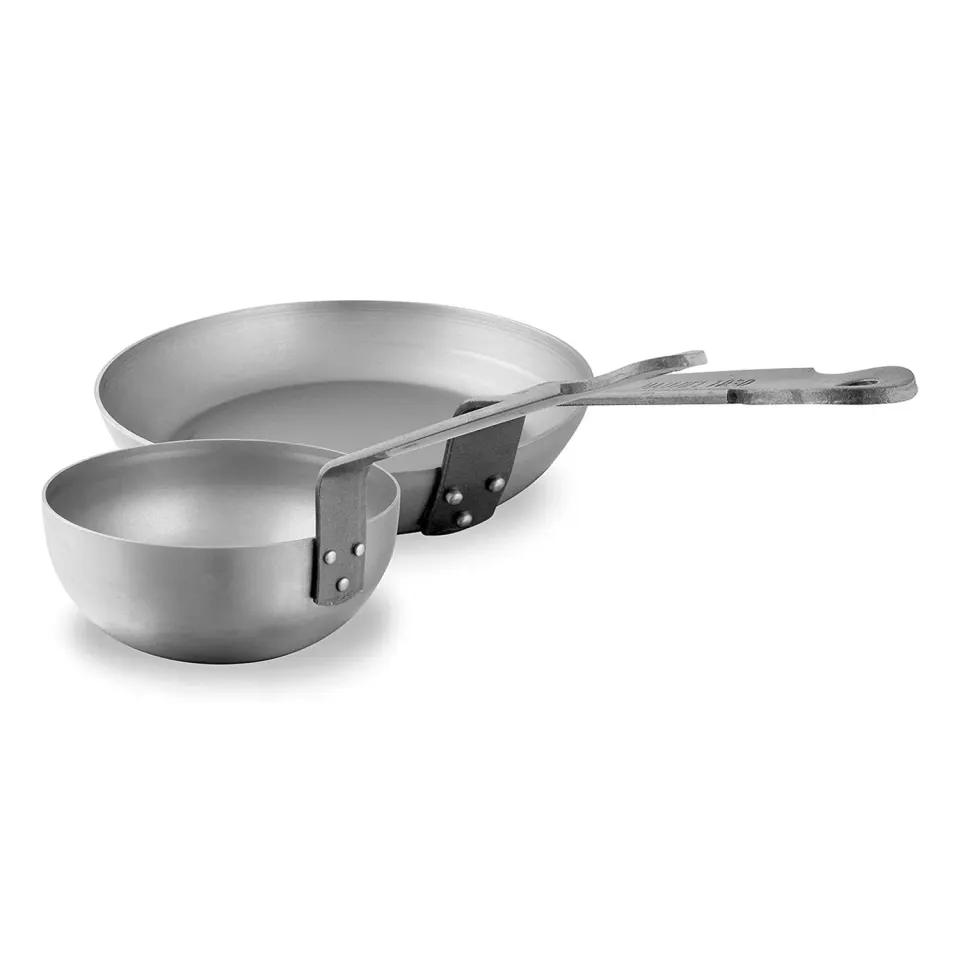 Mauviel M'Steel stekpannor 24 cm + traktör 2,1 liter kolstål