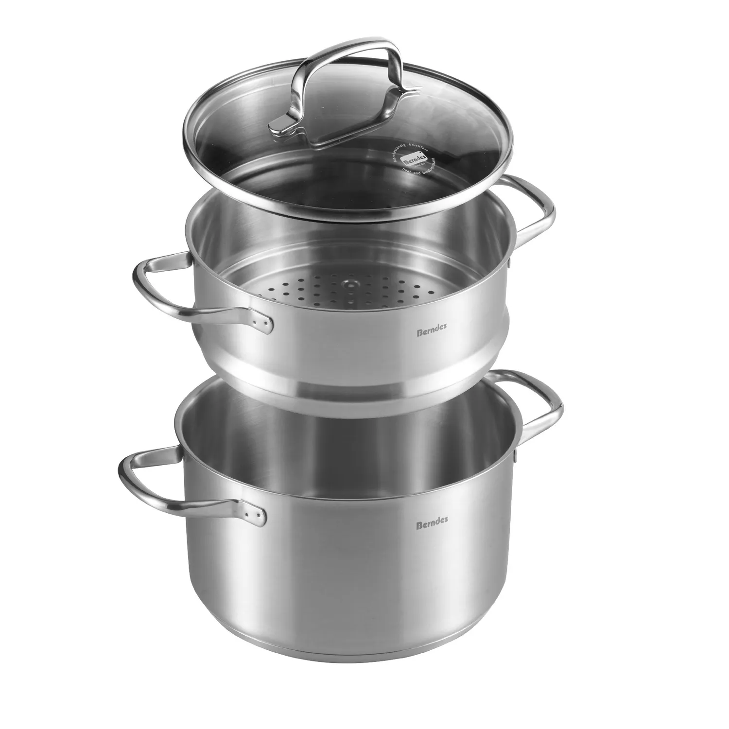 Berndes b.vital kastrull 24 cm 6 liter med ånginsats