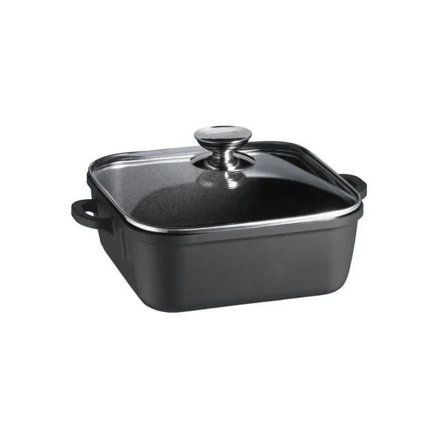 Berndes Vario Click Quadro serveringspanna 28x28 cm med lock
