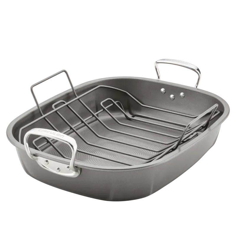 Circulon Total Bakeware oval långpanna med galler