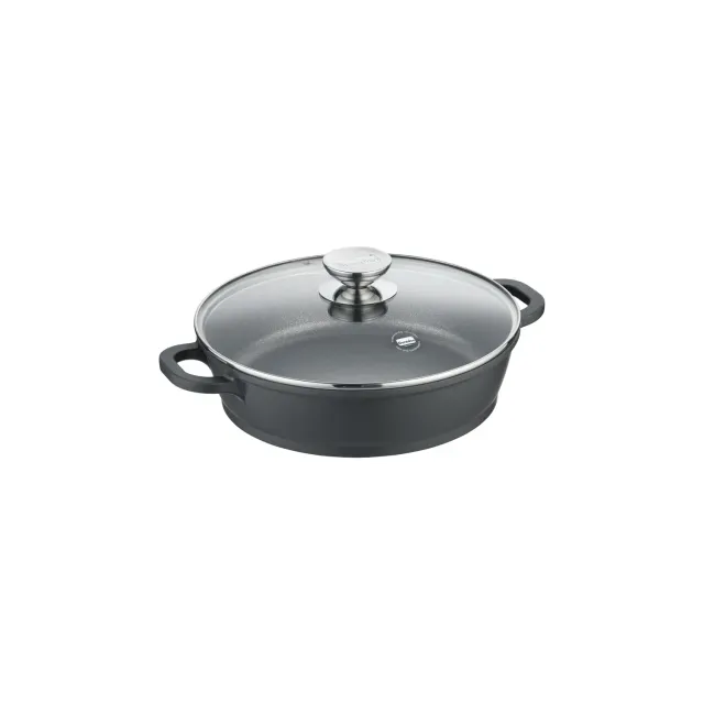 Berndes Vario Click serveringspanna 28 cm med lock non-stick